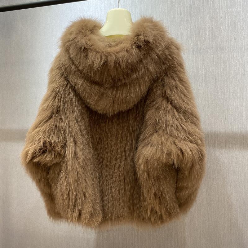 Women's Fur Knitted Real Coat With Hood Women Winter Jacket Loose Size Natural Jackets Batwing Style Ladies Fashion OutwearWomen's & Faux, Khaki
Women's Fur Knitted Real Coat With Hood Women Winter Jacket Loose Size Natural Jackets Batwing Style Ladies Fashion OutwearWomen's & Faux, Khaki