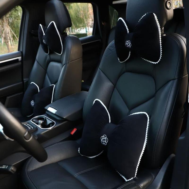Seat Cushions Bowknot Camellia Headrest Lumbar Pillow For Car Interior Soft And Comfortable To Protect The Cervical Spine Accessories
Seat Cushions Bowknot Camellia Headrest Lumbar Pillow For Car Interior Soft And Comfortable To Protect The Cervical Spine Accessories