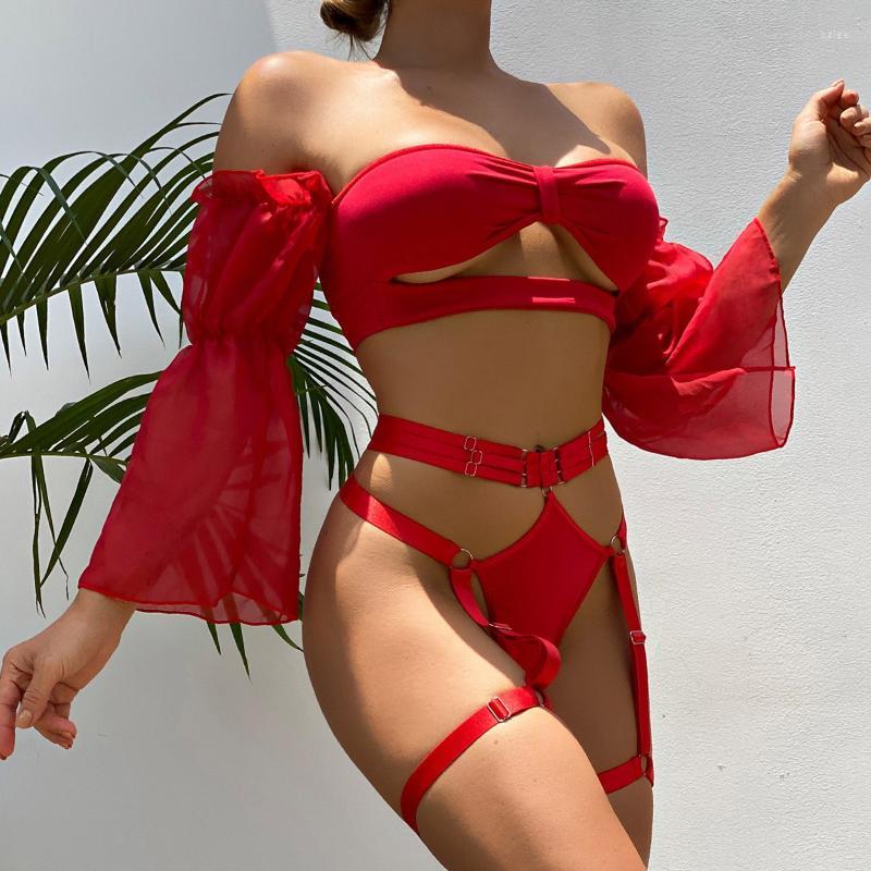 Bras Sexy Halter Lingerie For Women Set High Waisted Floral Embroidery Hollow Cosplay CostumesBras, Red
Bras Sexy Halter Lingerie For Women Set High Waisted Floral Embroidery Hollow Cosplay CostumesBras, Red