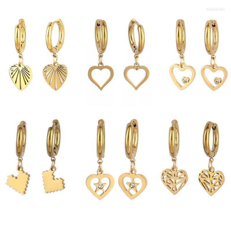 Dangle Earrings Stainless Steel Punk Heart Pendant Geometric Charms For Women Jewelry GiftDangle & Chandelier
Dangle Earrings Stainless Steel Punk Heart Pendant Geometric Charms For Women Jewelry GiftDangle & Chandelier