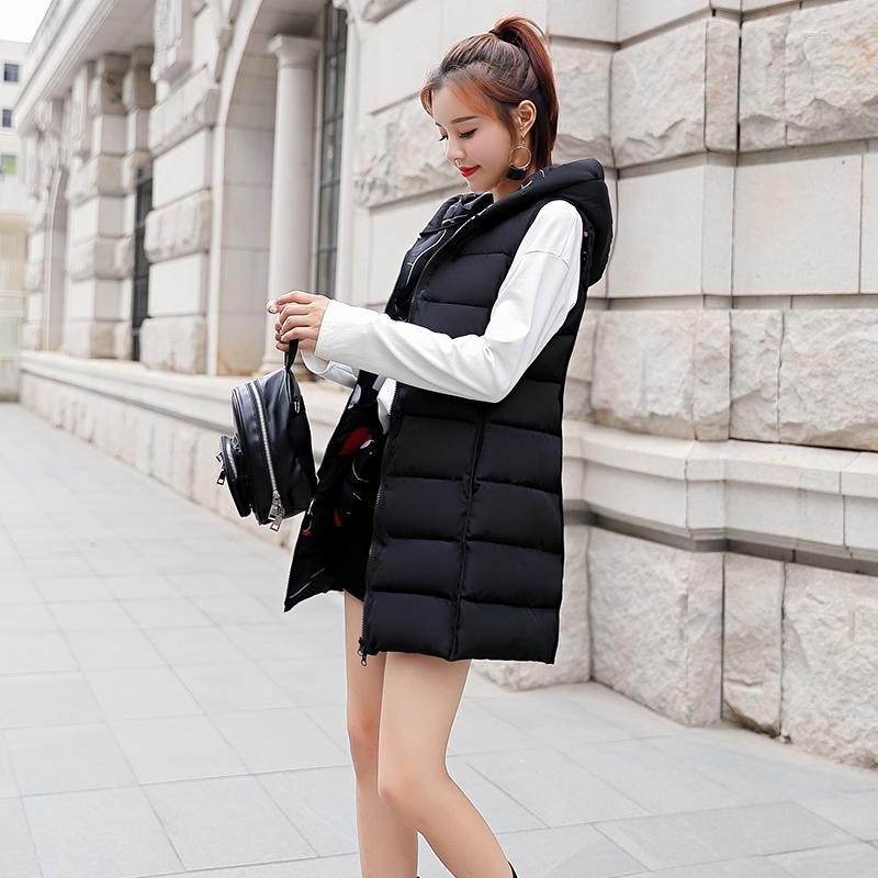 Women's Vests Women's 2022 Down Cotton Waistcoat Female Tow Side Wear Large Size Long Clothes Jacket Women Sleeveless Vest, Black
Women's Vests Women's 2022 Down Cotton Waistcoat Female Tow Side Wear Large Size Long Clothes Jacket Women Sleeveless Vest, Black