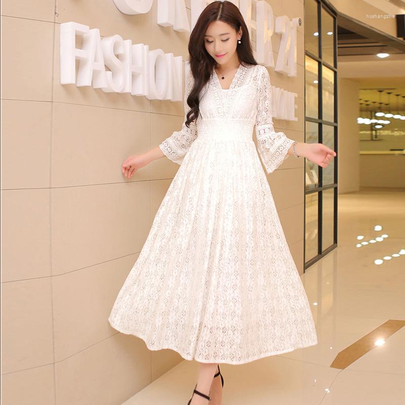 Casual Dresses Sweet Lace Women Long Summer V-Neck Beach Fashion Female Flare Sleeve Slim AD2005Casual, Black
Casual Dresses Sweet Lace Women Long Summer V-Neck Beach Fashion Female Flare Sleeve Slim AD2005Casual, Black