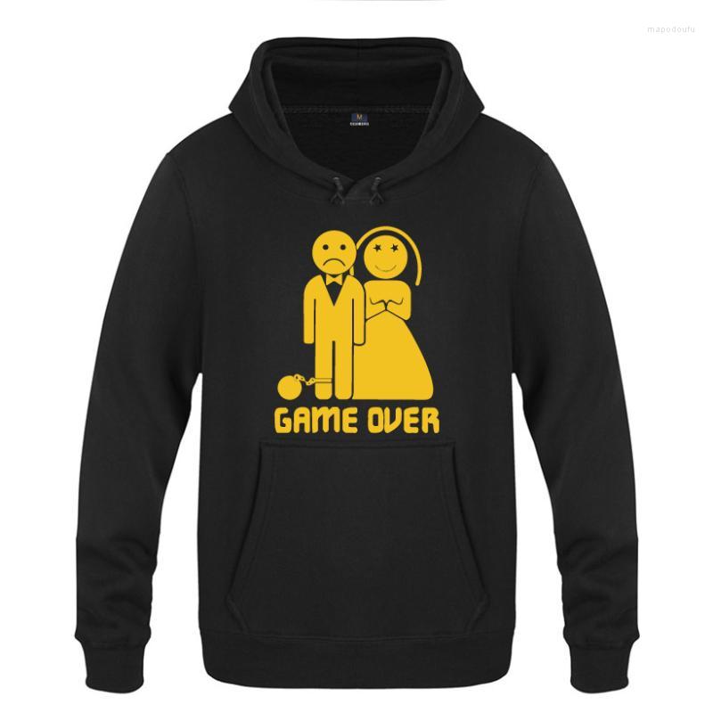 Men' Hoodies Game Over Marriage Ball And Chain Men Fleece Long Sleeve Pullover Sweatshirt Funny Fitness Skateboard Tracksuit Hoody, White hoodies 2
Men' Hoodies Game Over Marriage Ball And Chain Men Fleece Long Sleeve Pullover Sweatshirt Funny Fitness Skateboard Tracksuit Hoody, White hoodies 2