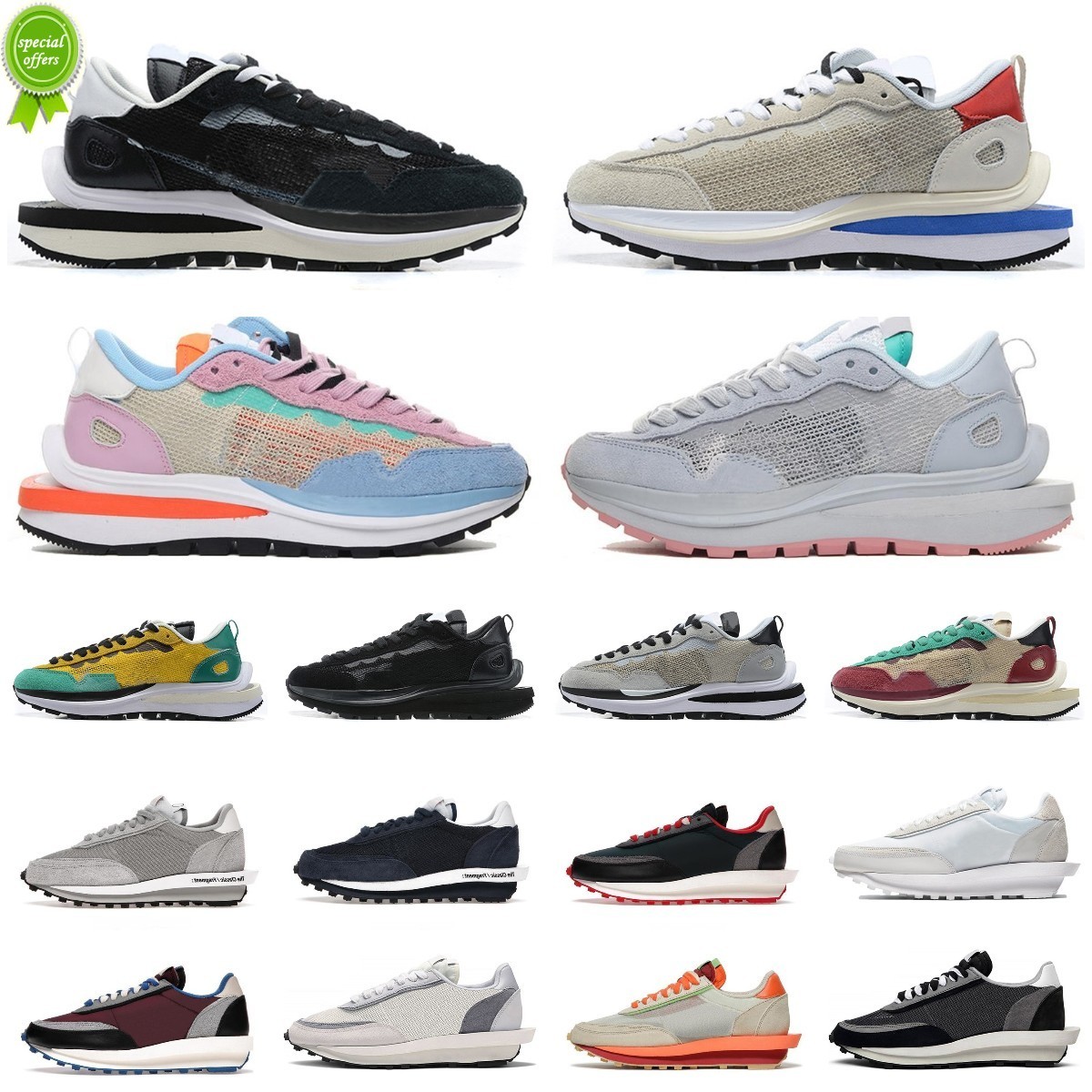 Sandals Newest Waffle Running Shoes Men Women Sf Fragment Blue Void Grey Pine Green Black Nylon Green Multi Summit White Lx Metallic Silver Casual, Box
Sandals Newest Waffle Running Shoes Men Women Sf Fragment Blue Void Grey Pine Green Black Nylon Green Multi Summit White Lx Metallic Silver Casual, Box