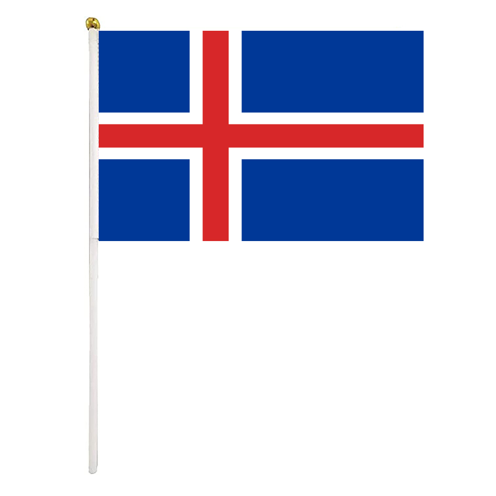 Iceland Flag Icelandic Hand Waving Flags 14x21 cm Polyester Country Banner With Plastic Flagpoles For Parades Sports Events Festival Celebrations
Iceland Flag Icelandic Hand Waving Flags 14x21 cm Polyester Country Banner With Plastic Flagpoles For Parades Sports Events Festival Celebrations