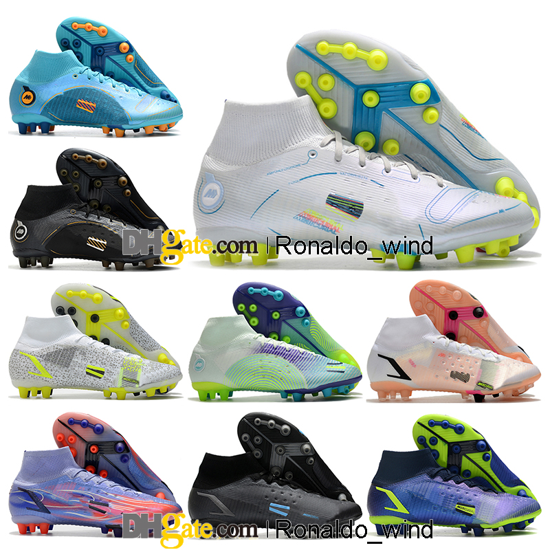GIFT BAG Mens High Ankle Football Boots Ronaldo CR7 Superfly 8 VIII Elite AG Firm Ground Cleats Mercurial 14 Neymar ACC Soccer Shoes Outdoor Trainers Botas De Futbol, Color 16
GIFT BAG Mens High Ankle Football Boots Ronaldo CR7 Superfly 8 VIII Elite AG Firm Ground Cleats Mercurial 14 Neymar ACC Soccer Shoes Outdoor Trainers Botas De Futbol, Color 16