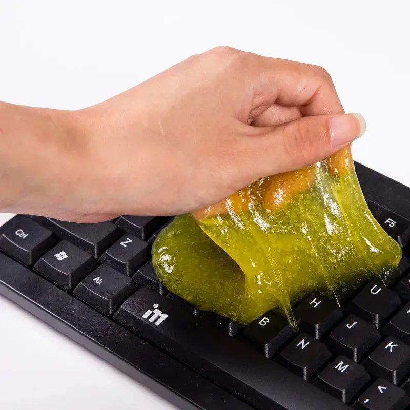 Car Wash Interior Cleaning Gel Slime Sponge Machine Auto Vent Magic Dust Remover Glue Computer Keyboard Dirt Cleaner