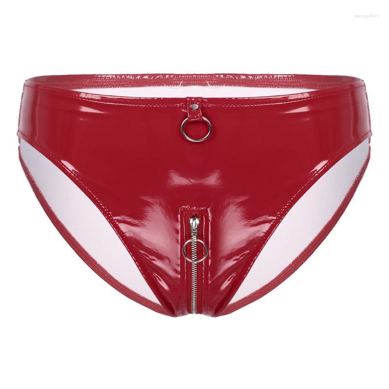 Women' Panties Women Wet Look Patent Leather Briefs Zipper Crotch Low Waist Underwear Nightclub Party Pole Dancing Costume ClubwearWomen, Black
Women' Panties Women Wet Look Patent Leather Briefs Zipper Crotch Low Waist Underwear Nightclub Party Pole Dancing Costume ClubwearWomen, Black
