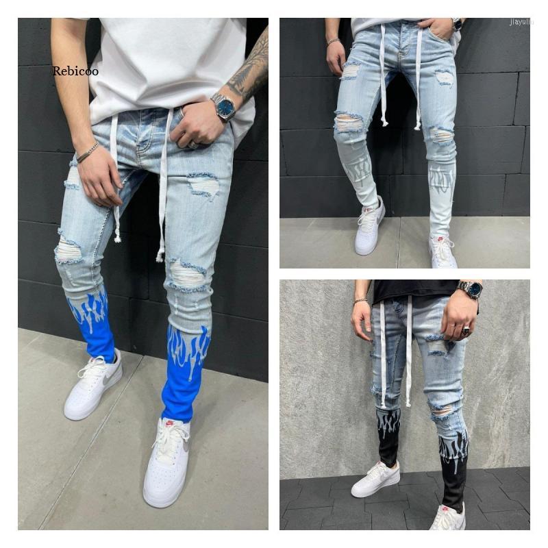 Men' Jeans European And American Summer Men' Self-Cultivation Ripped With Printed Flame Fashion Personality Denim Tethered, Black
Men' Jeans European And American Summer Men' Self-Cultivation Ripped With Printed Flame Fashion Personality Denim Tethered, Black