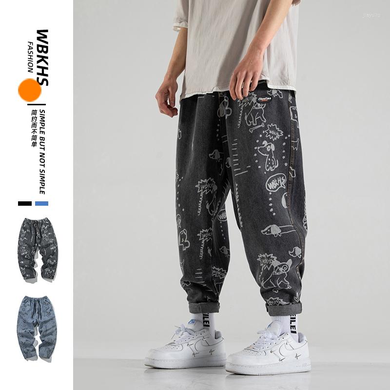 Men's Jeans Autumn Washed Men Elastic Waist Printed Denim Pants Fashion Street Loose Straight Cowboy Trousers Male Plus Size 5XL, Black
Men's Jeans Autumn Washed Men Elastic Waist Printed Denim Pants Fashion Street Loose Straight Cowboy Trousers Male Plus Size 5XL, Black