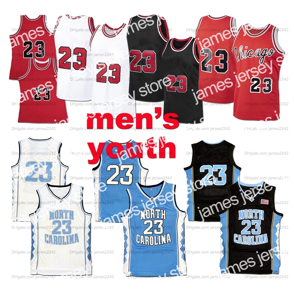 College Basketball Wears Ship From US Chicago MJ Basketball Jersey Men Youth Kids Jerseys Stitched Red White Blue Black Top Quality
College Basketball Wears Ship From US Chicago MJ Basketball Jersey Men Youth Kids Jerseys Stitched Red White Blue Black Top Quality
