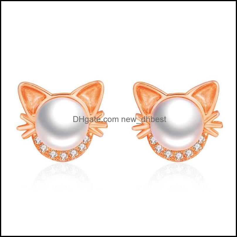 Charm Sier Earings Jewelry Cat Stud Earrings For Women Girls Small Pearl Earring Drop Delivery 2021 Newdhbest Dhota
Charm Sier Earings Jewelry Cat Stud Earrings For Women Girls Small Pearl Earring Drop Delivery 2021 Newdhbest Dhota