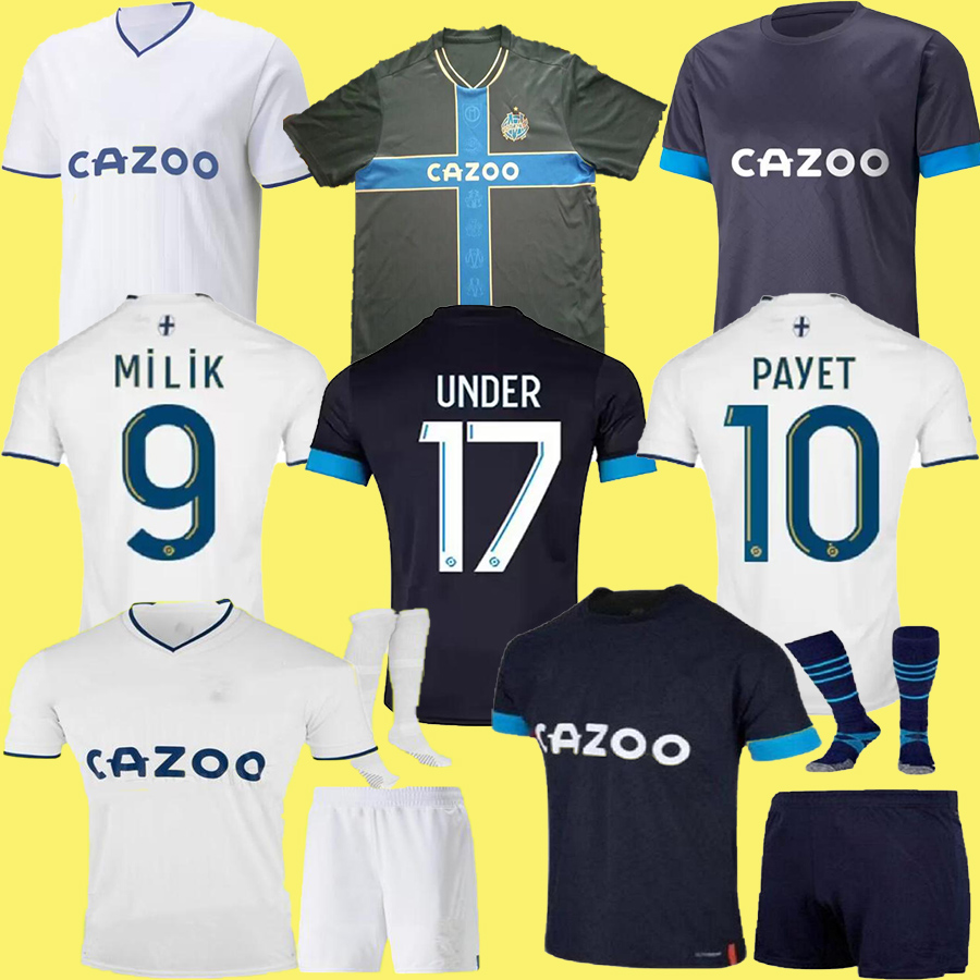 22 23 Olympique De Marseilles soccer jersey PAYET 2022 2023 OM GERSON MILIK GUENDOUZI Away maillot de foot KAMARA football shirt UNDER men kids kit set uniform, 22 23 away +patch
22 23 Olympique De Marseilles soccer jersey PAYET 2022 2023 OM GERSON MILIK GUENDOUZI Away maillot de foot KAMARA football shirt UNDER men kids kit set uniform, 22 23 away +patch