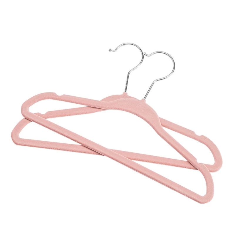 Clothing Hanger Plastic Non-slip Hangers Velvet Magic Clothing Store Coat Ultra Slim Space Saving