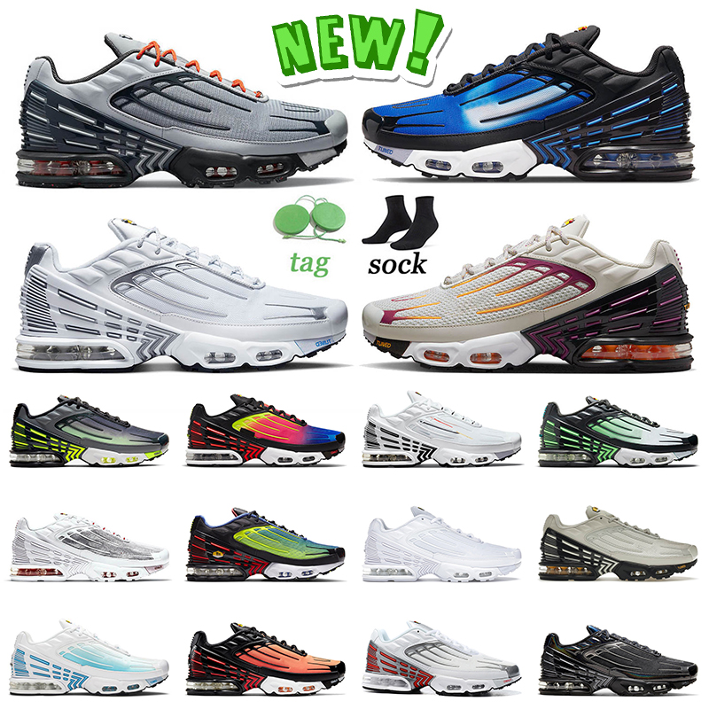 2022 Top Quality Tn 3 Plus Running Shoes Silver Blue Neon Rainbow Multi White Green and Aqua Topography Pack Laser Blue Tiger Bone Black Mens Women Tuned Sneakers 36-46, B30 multi white 39-46
2022 Top Quality Tn 3 Plus Running Shoes Silver Blue Neon Rainbow Multi White Green and Aqua Topography Pack Laser Blue Tiger Bone Black Mens Women Tuned Sneakers 36-46, B30 multi white 39-46