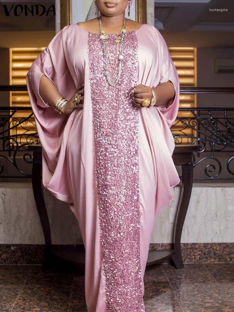 Casual Dresses Embroidery Dress VONDA 2022 Women Summer Sundress Loose Full-Length Patchwork Kaftan Long Maxi Femme Robe VestidoCasual, Pink
Casual Dresses Embroidery Dress VONDA 2022 Women Summer Sundress Loose Full-Length Patchwork Kaftan Long Maxi Femme Robe VestidoCasual, Pink