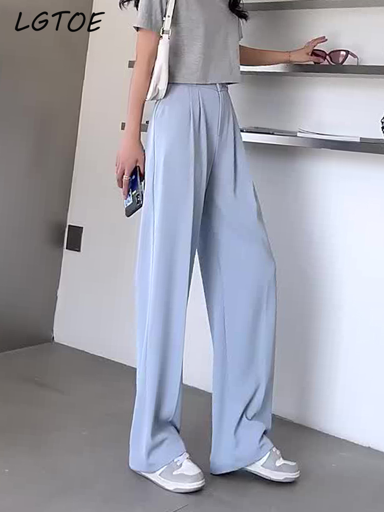 Women's Pants Capris High Waist Casual Suit Pants for Women Loose FloorLength Wide Leg Trousers Summer Thin Y2K Korean Straight Blue White Pant LP220826, Black shorts
Women's Pants Capris High Waist Casual Suit Pants for Women Loose FloorLength Wide Leg Trousers Summer Thin Y2K Korean Straight Blue White Pant LP220826, Black shorts