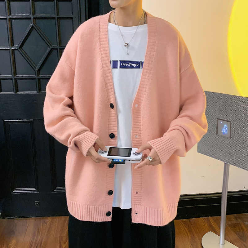 Men' Jackets Men Cardigan Autumn Male Outwear Mens Sweaters Vneck Argyle Retro Japanese Trendy Allmatch Casual Oversized Loose Sweater LL220826, Pink2
Men' Jackets Men Cardigan Autumn Male Outwear Mens Sweaters Vneck Argyle Retro Japanese Trendy Allmatch Casual Oversized Loose Sweater LL220826, Pink2