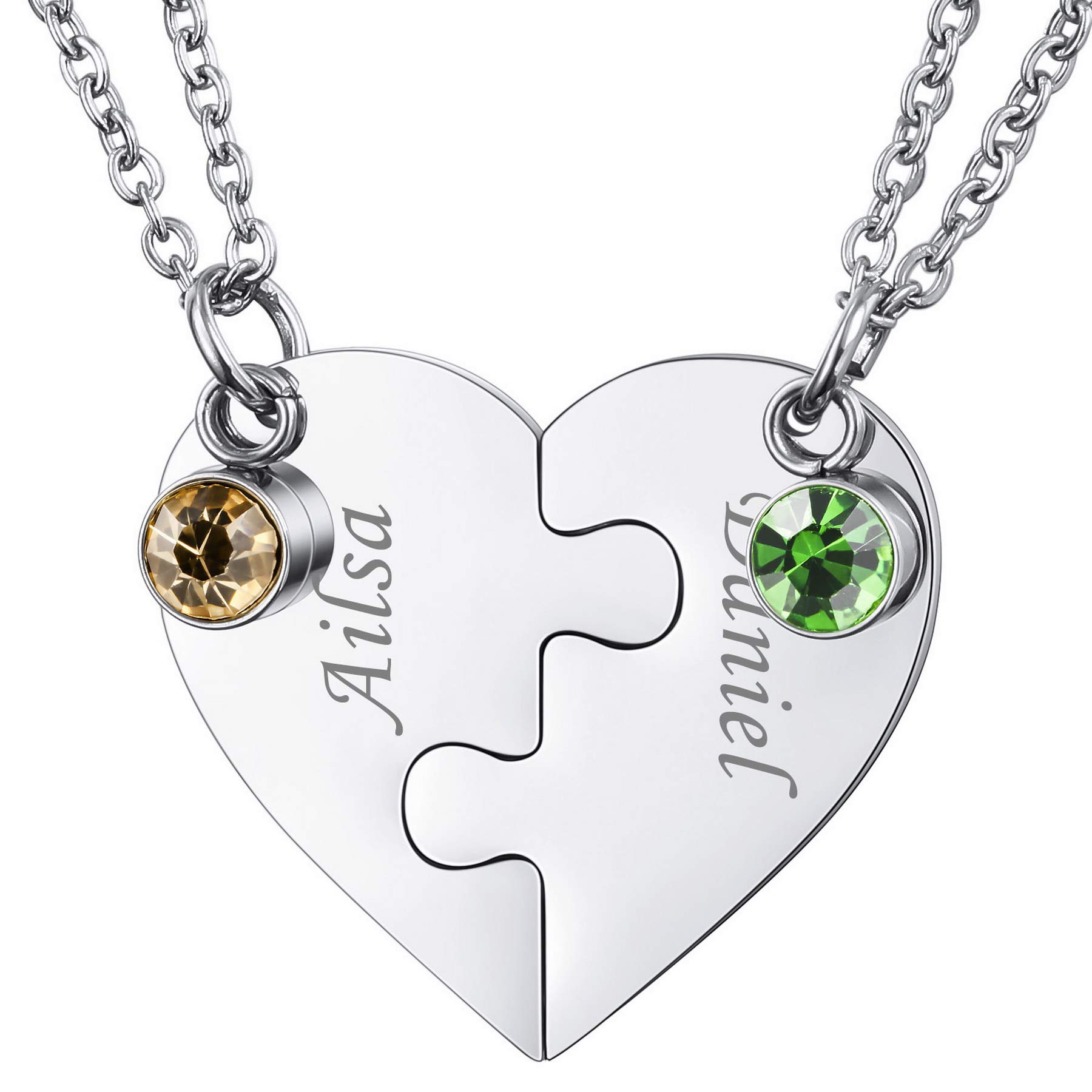 Pendant Necklaces Personalized Heart Jigsaw Puzzle Necklace Customized Name For Couples Men Women Engraving Boyfriend Girlfriend Stainl amgdX
Pendant Necklaces Personalized Heart Jigsaw Puzzle Necklace Customized Name For Couples Men Women Engraving Boyfriend Girlfriend Stainl amgdX
