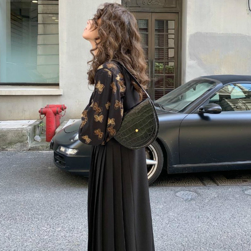 Women's Blouses Shirts Shirts Women Loose Print Long Sleeve Vintage Creativity Korean Style Streetwear Stylish Chic Feminino Blouses Allmatch 220