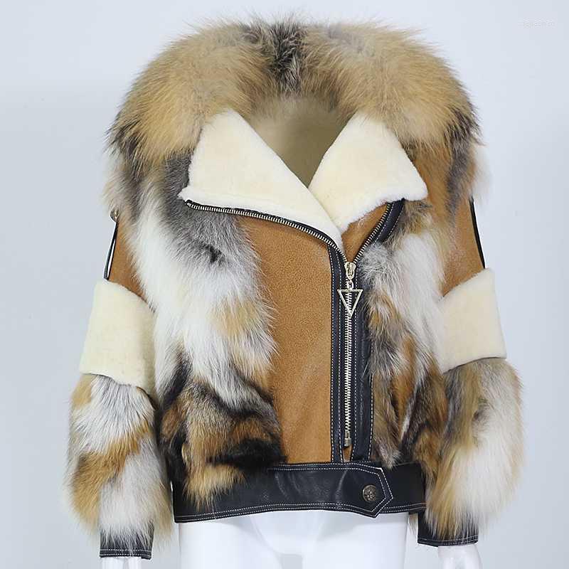 Women's Fur Real Coat Winter Jacket Women Natural Collar Sheepskin Leather Thick Warm Outerwear Streetwear FashionWomen's & Faux, 639 color
Women's Fur Real Coat Winter Jacket Women Natural Collar Sheepskin Leather Thick Warm Outerwear Streetwear FashionWomen's & Faux, 639 color
