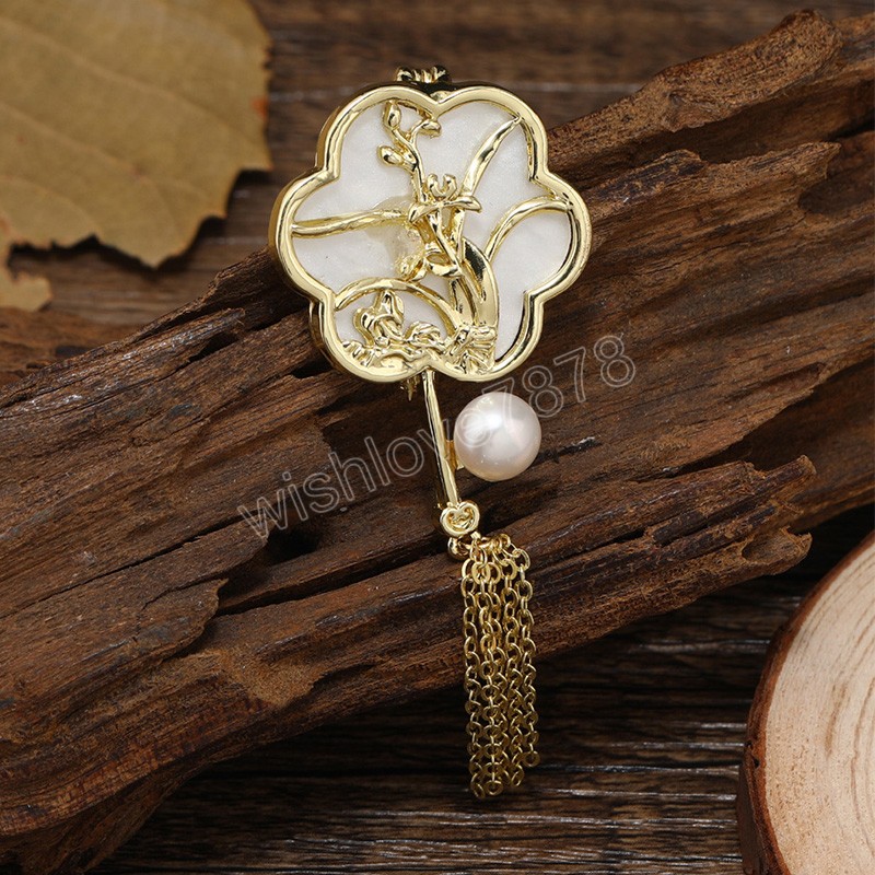 Flower Fan Pin Vintage Brooches For Women Charm Pearls Tassel Pin Clothes Scarf Suit Clip Jewelry Gift Accessories
Flower Fan Pin Vintage Brooches For Women Charm Pearls Tassel Pin Clothes Scarf Suit Clip Jewelry Gift Accessories