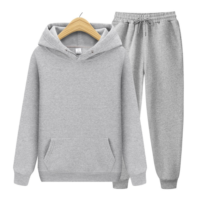 Men's Hoodies Sweatshirts ladies casual wear suit sportswear solid color pullover pants autumn and winter fashion 220826