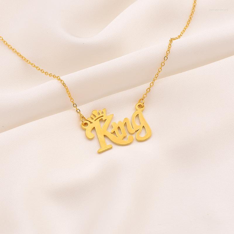 Pendant Necklaces KING Letter Group 18k Fine Gold Filled Chain Necklace LARGE CROWNED Hip HopPendant
Pendant Necklaces KING Letter Group 18k Fine Gold Filled Chain Necklace LARGE CROWNED Hip HopPendant