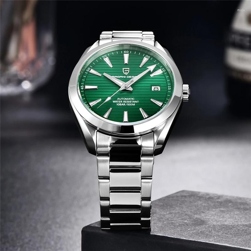 Wristwatches DESIGN A150 40MM Stainless Men Mechanical Watch Luxury Sapphire Crystal Automatic Watches 100M Waterproof For MenWristwatches, Blue
Wristwatches DESIGN A150 40MM Stainless Men Mechanical Watch Luxury Sapphire Crystal Automatic Watches 100M Waterproof For MenWristwatches, Blue