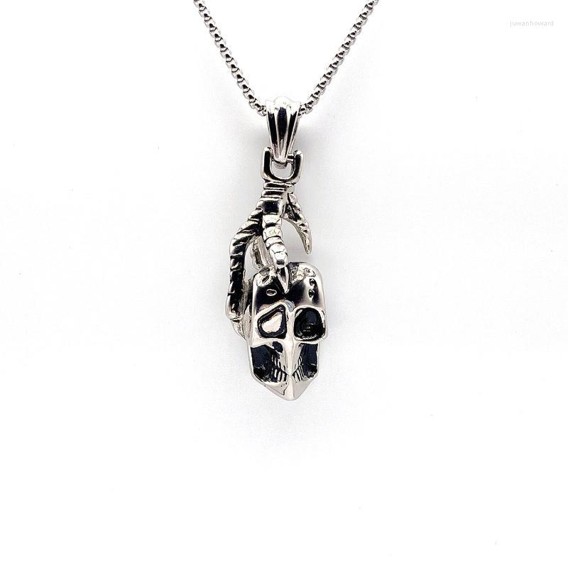 Chains Gothic Punk Stainless Steel Claw Skull Pendant Chain Necklace For Men Daily Accessories Exquisite FashionChains
Chains Gothic Punk Stainless Steel Claw Skull Pendant Chain Necklace For Men Daily Accessories Exquisite FashionChains