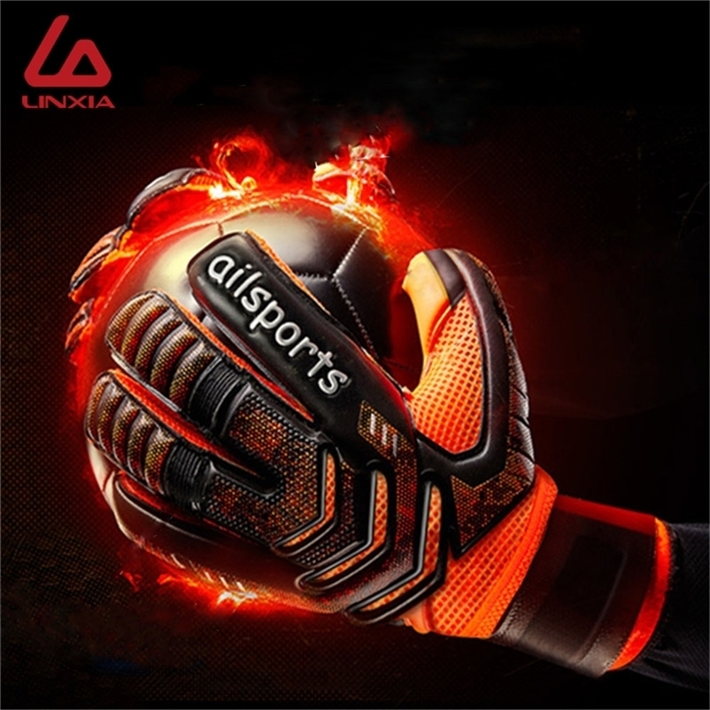 Sports Gloves Men Professional Soccer Goalkeeper Gloves Finger Protection Goal Thickened La a220826, Orange
Sports Gloves Men Professional Soccer Goalkeeper Gloves Finger Protection Goal Thickened La a220826, Orange