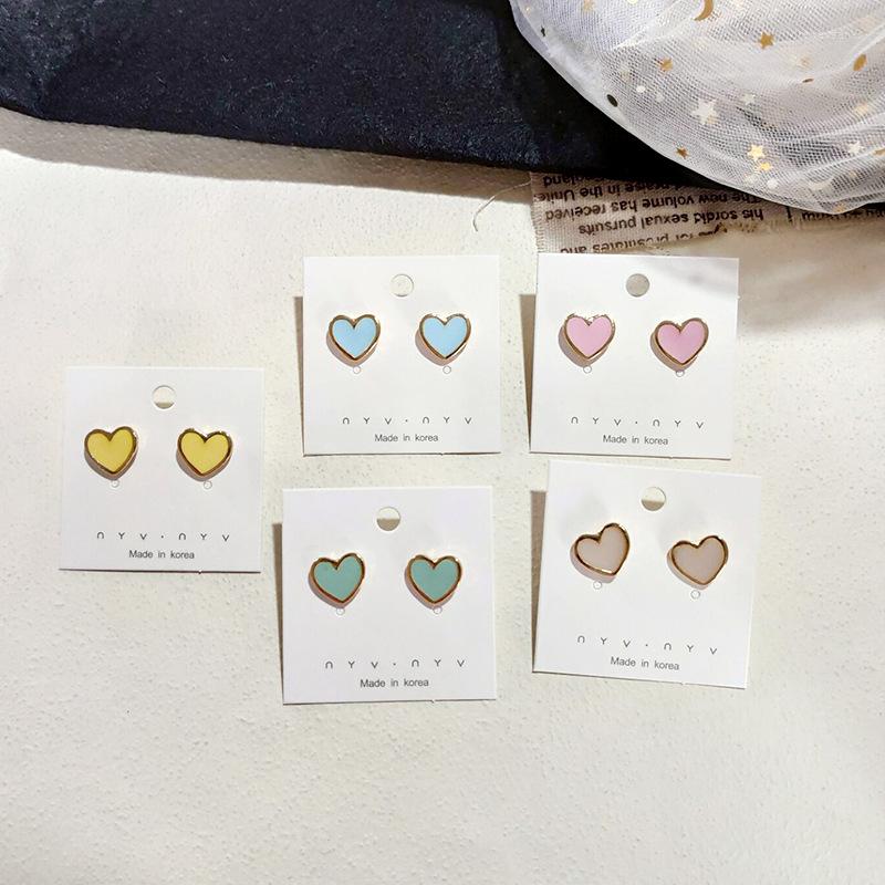 Stud Earrings Korean Fashion Metal Fresh Heart Macaron Color Student Jewelry Punk Trend Geometry Vintage AccessoriesStud
Stud Earrings Korean Fashion Metal Fresh Heart Macaron Color Student Jewelry Punk Trend Geometry Vintage AccessoriesStud
