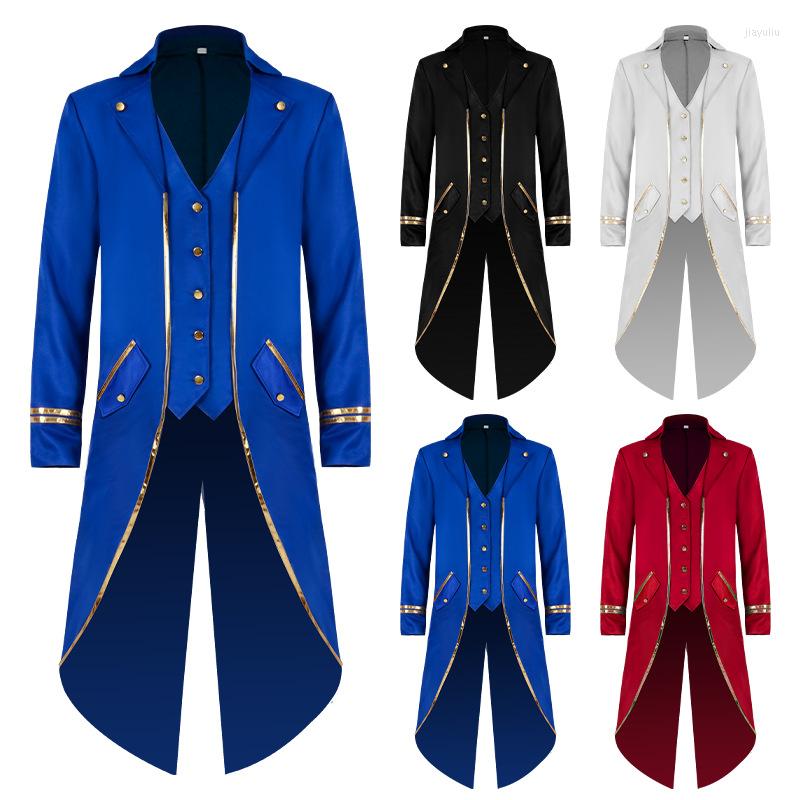Men's Trench Coats 4XL Mens Jacket Coat Medieval Retro Steampunk Victorian Gothic Uniform Party Prom Halloween Cosplay Costume, White-l
Men's Trench Coats 4XL Mens Jacket Coat Medieval Retro Steampunk Victorian Gothic Uniform Party Prom Halloween Cosplay Costume, White-l