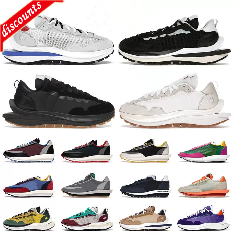 Waffle VaporWaffle Sandals LDWaffle Running Shoes Women Mens Clot Fragment Undercover LDV Sports Sneakers Pegasus Black White Gum Nylon Sail casual, Box
Waffle VaporWaffle Sandals LDWaffle Running Shoes Women Mens Clot Fragment Undercover LDV Sports Sneakers Pegasus Black White Gum Nylon Sail casual, Box