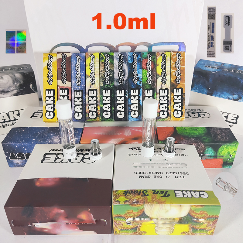 Cake carts Full Glass Vape Cartridges Atomizers Electronic Cigarette Packaging Atomizer Ceramic Coil Carts 510 Thread Empty Starter Kits Vaporizers 1.0ml
Cake carts Full Glass Vape Cartridges Atomizers Electronic Cigarette Packaging Atomizer Ceramic Coil Carts 510 Thread Empty Starter Kits Vaporizers 1.0ml