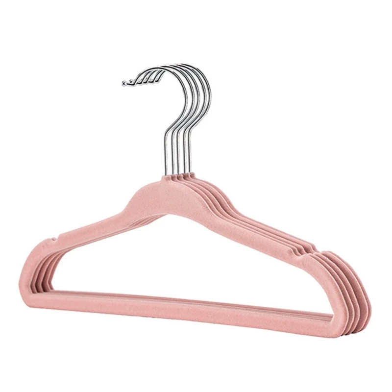 Clothing Hanger Plastic Non-slip Hangers Velvet Magic Clothing Store Coat Ultra Slim Space Saving