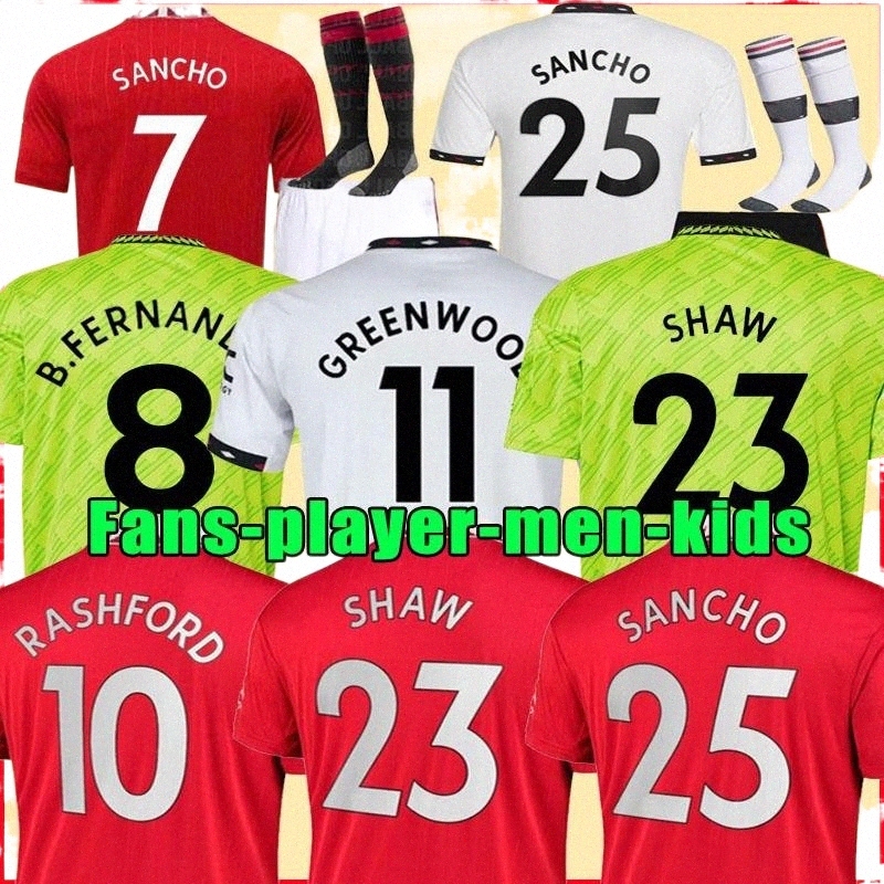 22 23 SANCHO soccer jerseys PLAYER #7 Fans Player version BRUNO MANs FERNANDES LINGARD POGBA RASHFORD football shirt 2022 2023 men kids kit sets p6rJ#, 22 23 away men jersey
22 23 SANCHO soccer jerseys PLAYER #7 Fans Player version BRUNO MANs FERNANDES LINGARD POGBA RASHFORD football shirt 2022 2023 men kids kit sets p6rJ#, 22 23 away men jersey
