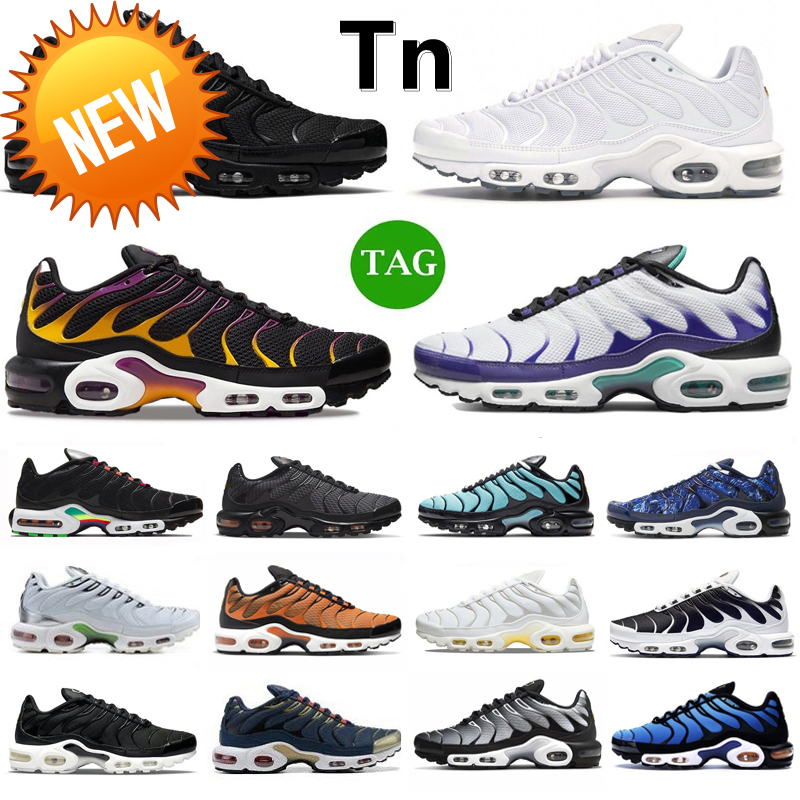 NEW Sandals Tn Plus Running Shoes Mens Sneaker Triple Black White Red Viotech Grape Bone Celery Metallic Silver Hyper Jade Bule Oreo Navy Voitage Men, Color#49
NEW Sandals Tn Plus Running Shoes Mens Sneaker Triple Black White Red Viotech Grape Bone Celery Metallic Silver Hyper Jade Bule Oreo Navy Voitage Men, Color#49