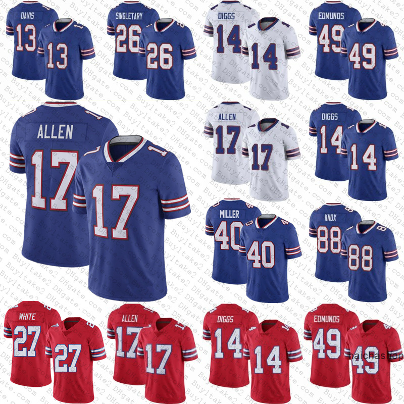 Jersey 17 Josh Allen 40 von Miller Mens Buffalo''Bills''Football Stefon Diggs Jerseys Devin Singletary Tre'davious''nfl''Jersey, Youth
Jersey 17 Josh Allen 40 von Miller Mens Buffalo''Bills''Football Stefon Diggs Jerseys Devin Singletary Tre'davious''nfl''Jersey, Youth