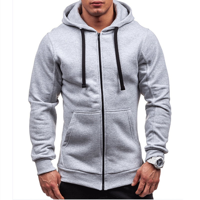 Men's Hoodies Sweatshirts MRMT Zipper Hoodie Men Sweatshirt Solid Color Man Hoody For Male 220826