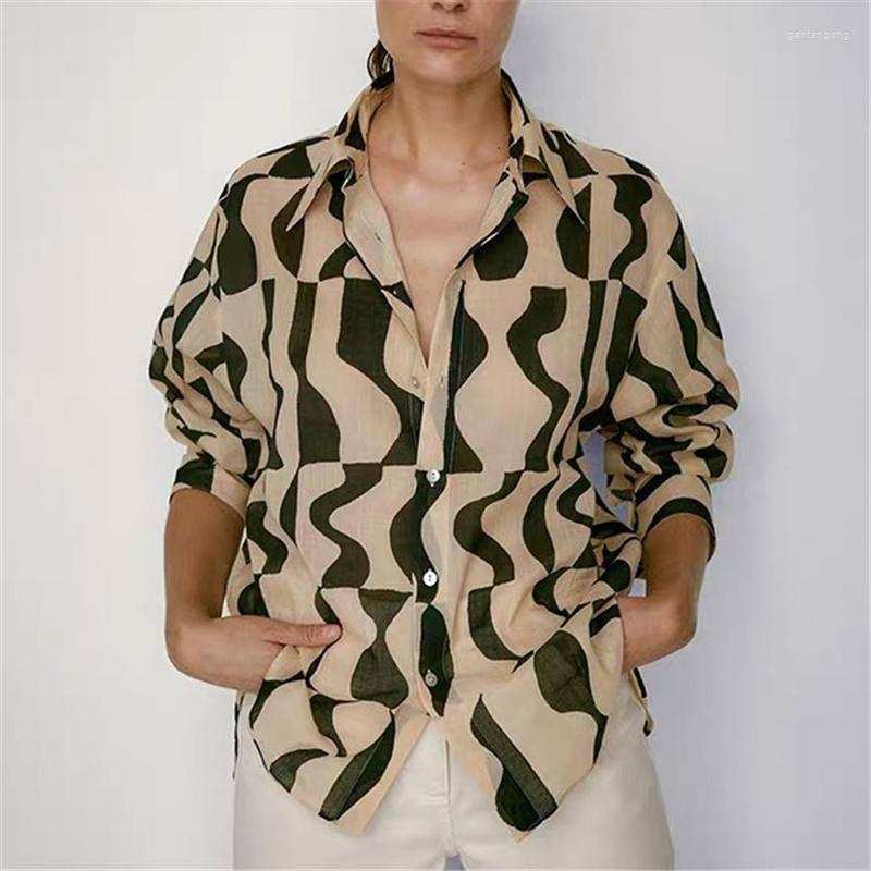 Women's Polos Women Blouses Dissymmetry Office Lady Oversize Plus Size Tops Long Sleeve Spring Print Fashion ShirtsWomen's, As picture
Women's Polos Women Blouses Dissymmetry Office Lady Oversize Plus Size Tops Long Sleeve Spring Print Fashion ShirtsWomen's, As picture
