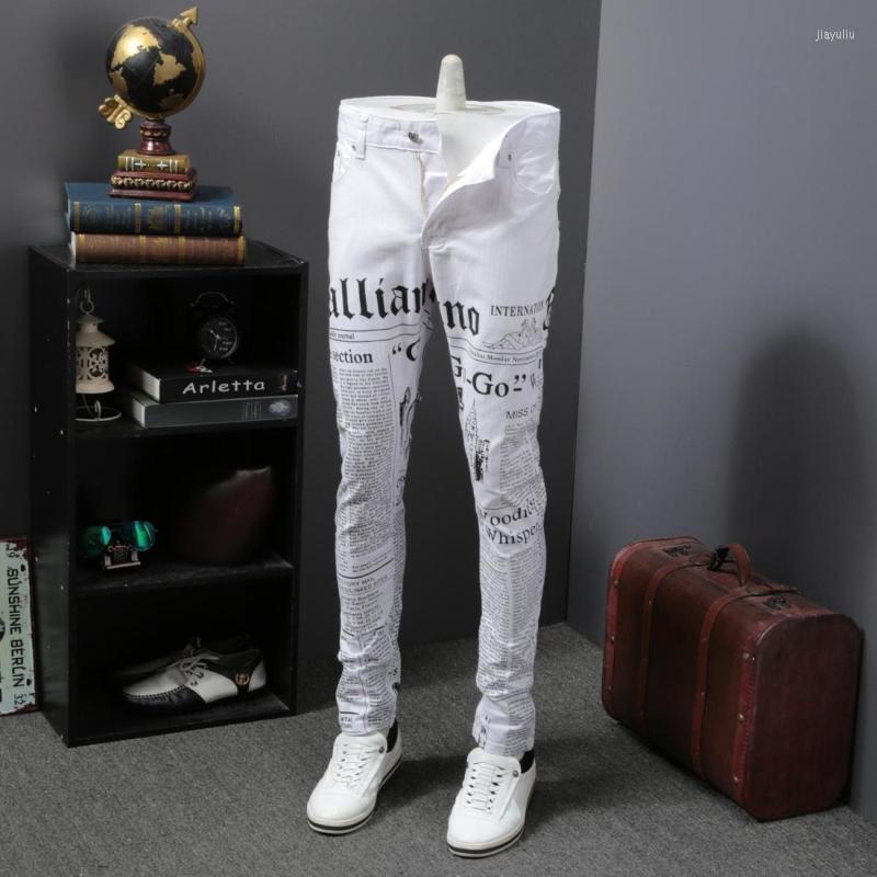 Men's Jeans Fashion 2022 Korean Men Spaper Print For Slim Fit Casual Denim Pants Streetwear Trousers Clothes, Picture color
Men's Jeans Fashion 2022 Korean Men Spaper Print For Slim Fit Casual Denim Pants Streetwear Trousers Clothes, Picture color
