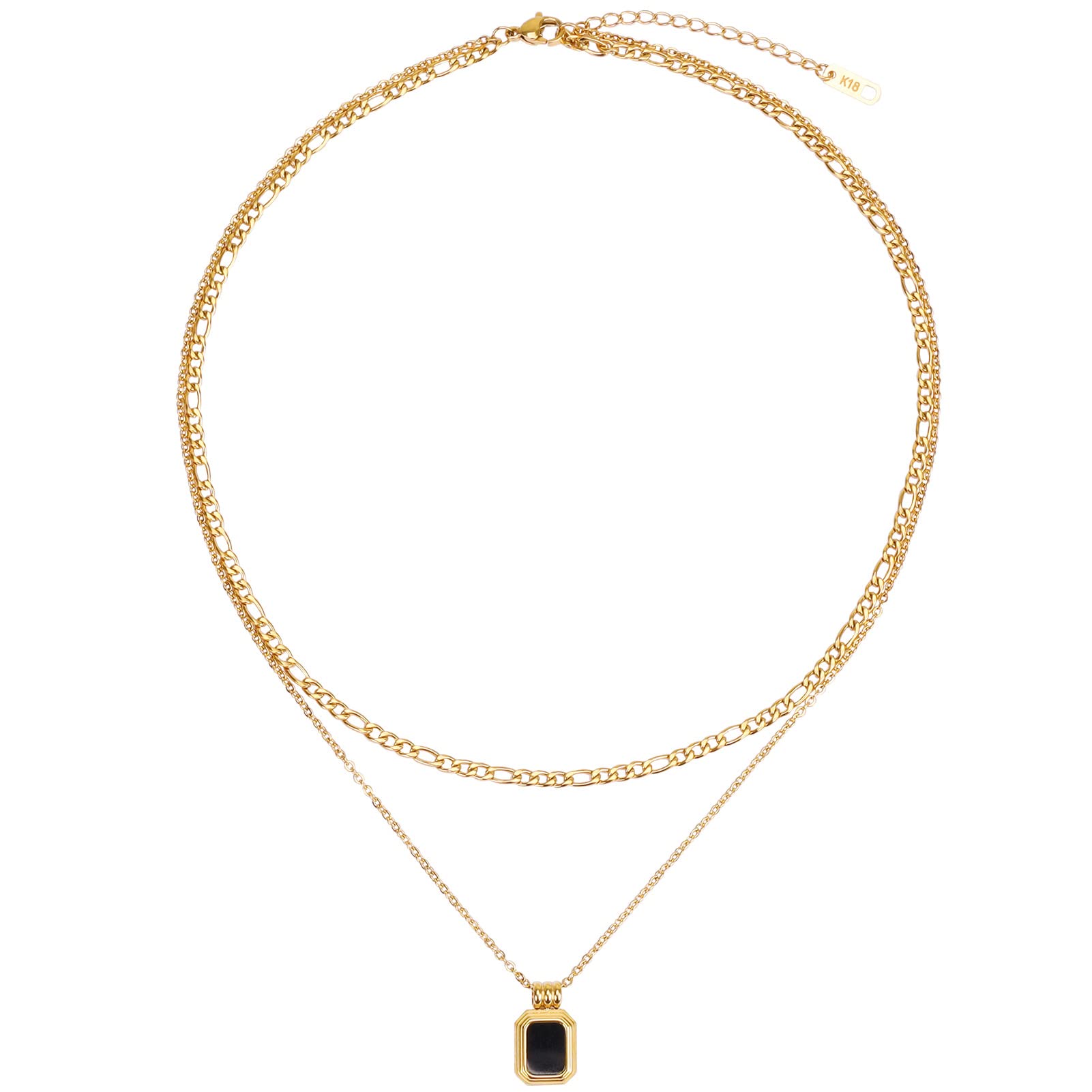 Pendant Necklaces Layering Necklace Curb Chain Choker Dainty Square Layered Stainless Steel Jewelry amZsY
Pendant Necklaces Layering Necklace Curb Chain Choker Dainty Square Layered Stainless Steel Jewelry amZsY