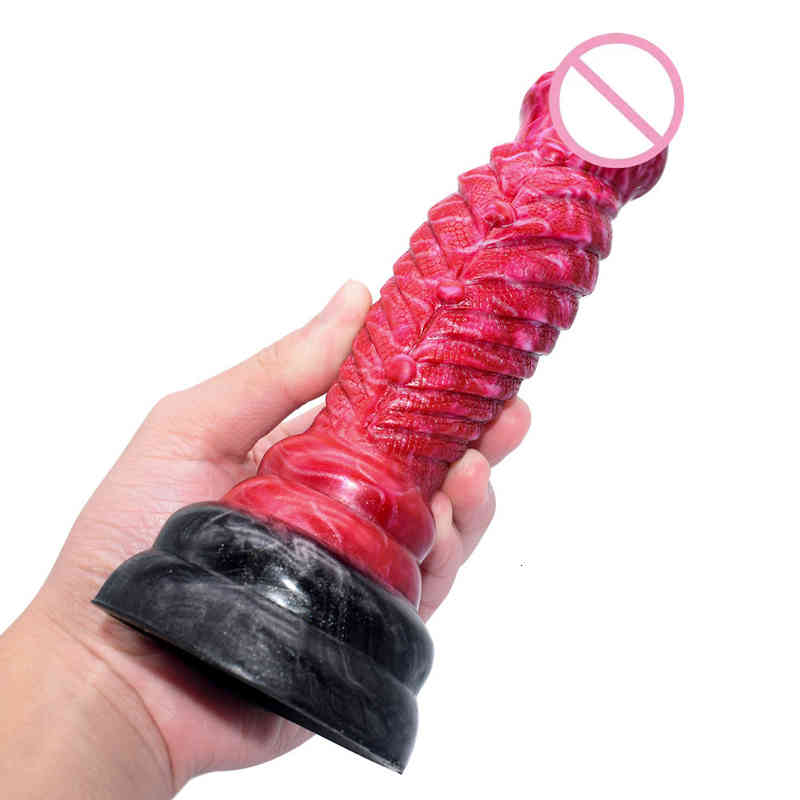 Massager Vibrator Sex Toys Penis Cock Vbnml Liquid Silicone Mimic the Heterotypic Tongue M9