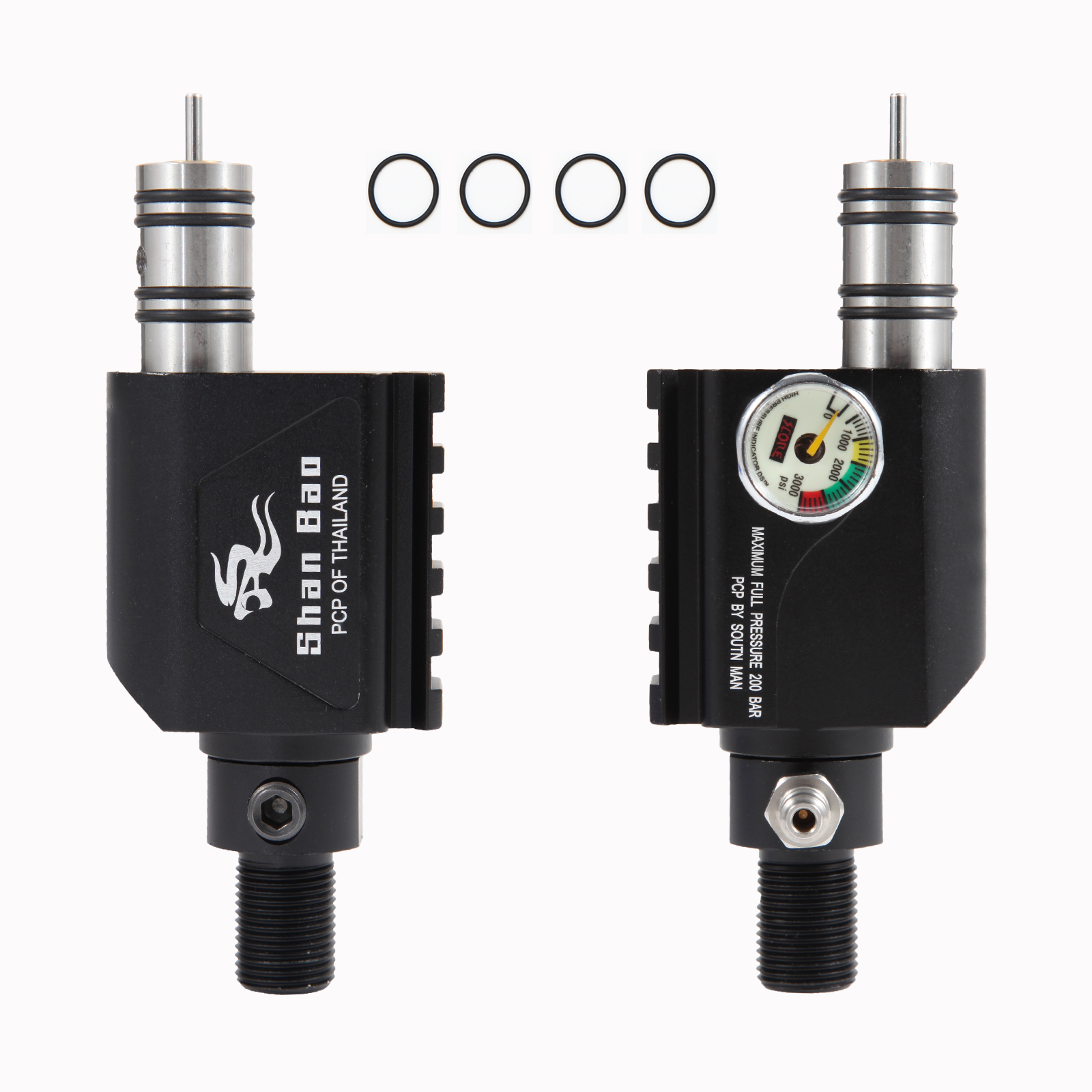 Shan bao Pcp The latest Z-valve air chamber anti-reverse wind with 20mm guide groove, Green
Shan bao Pcp The latest Z-valve air chamber anti-reverse wind with 20mm guide groove, Green