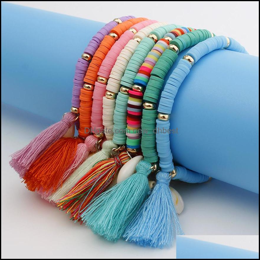 Link Chain Bohemian Tassel Bracelet For Women Natural Shell Pendant Polymer Clay Waterproof Swim Fashion Jewelry Drop Delivery 2021 Dhkvy
Link Chain Bohemian Tassel Bracelet For Women Natural Shell Pendant Polymer Clay Waterproof Swim Fashion Jewelry Drop Delivery 2021 Dhkvy