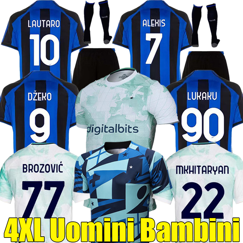 4XL LUKAKU J.CORREA soccer jersey 22/23 BARELLA LAUTARO INTERS ERIKSEN ALEXIS DZEKO AWAY MILANS Gosens football shirt Asllani Bellanova 2022 2023 Kits sock Full sets, Guomi 22-23 home
4XL LUKAKU J.CORREA soccer jersey 22/23 BARELLA LAUTARO INTERS ERIKSEN ALEXIS DZEKO AWAY MILANS Gosens football shirt Asllani Bellanova 2022 2023 Kits sock Full sets, Guomi 22-23 home