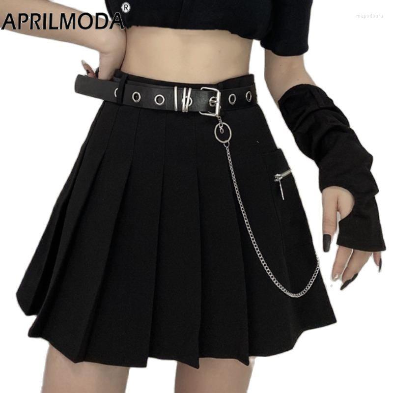 Skirts 2022 Harajuku Black Mini Kawaii Skirt Women Y2k High Waist Tennis Uniform Chain Pocket Aline Streetwear Vintage Free Belt
Skirts 2022 Harajuku Black Mini Kawaii Skirt Women Y2k High Waist Tennis Uniform Chain Pocket Aline Streetwear Vintage Free Belt