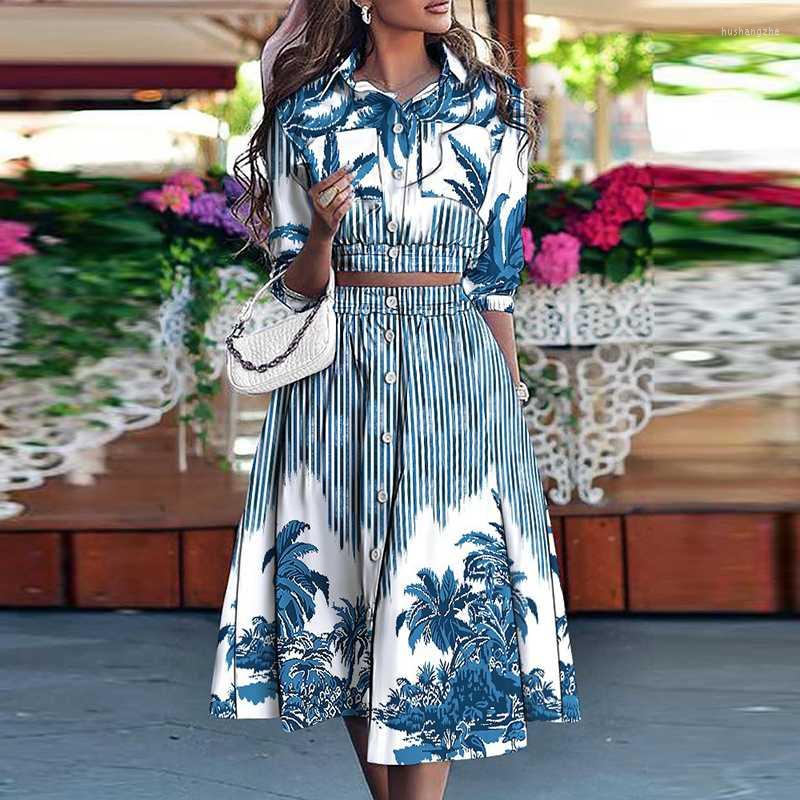 Casual Dresses Ensemble Deux Pièces Pour Femmes Jupe à Boutons Imprimé Rayé Sexy Col En V Haut, Style2
Casual Dresses Ensemble Deux Pièces Pour Femmes Jupe à Boutons Imprimé Rayé Sexy Col En V Haut, Style2