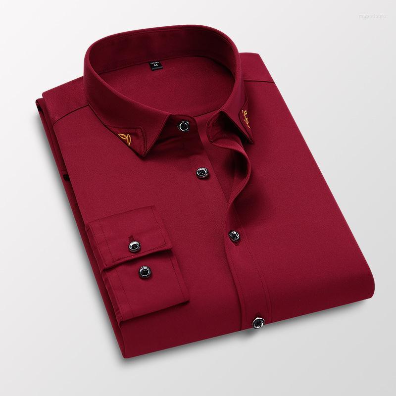 Men's Dress Shirts High Quality Fashion Men Long Sleeve Design Soft Fabric Comfortable Slim Fit Red Man's Clothing, N1701 pink
Men's Dress Shirts High Quality Fashion Men Long Sleeve Design Soft Fabric Comfortable Slim Fit Red Man's Clothing, N1701 pink
